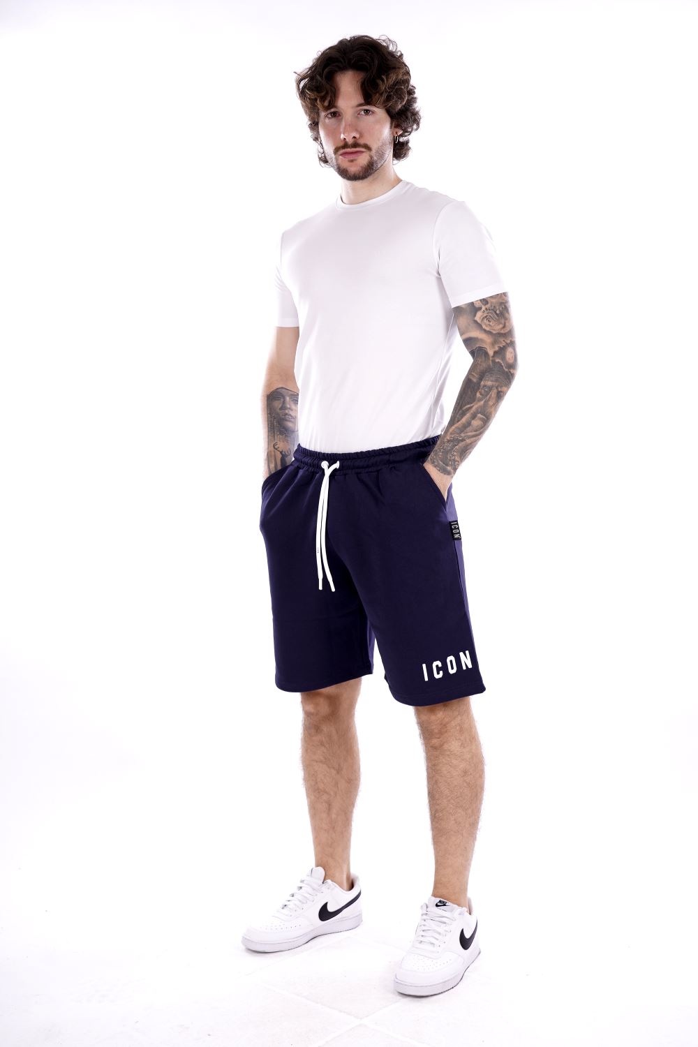 Icon Pantaloncino Blu Da Uomo