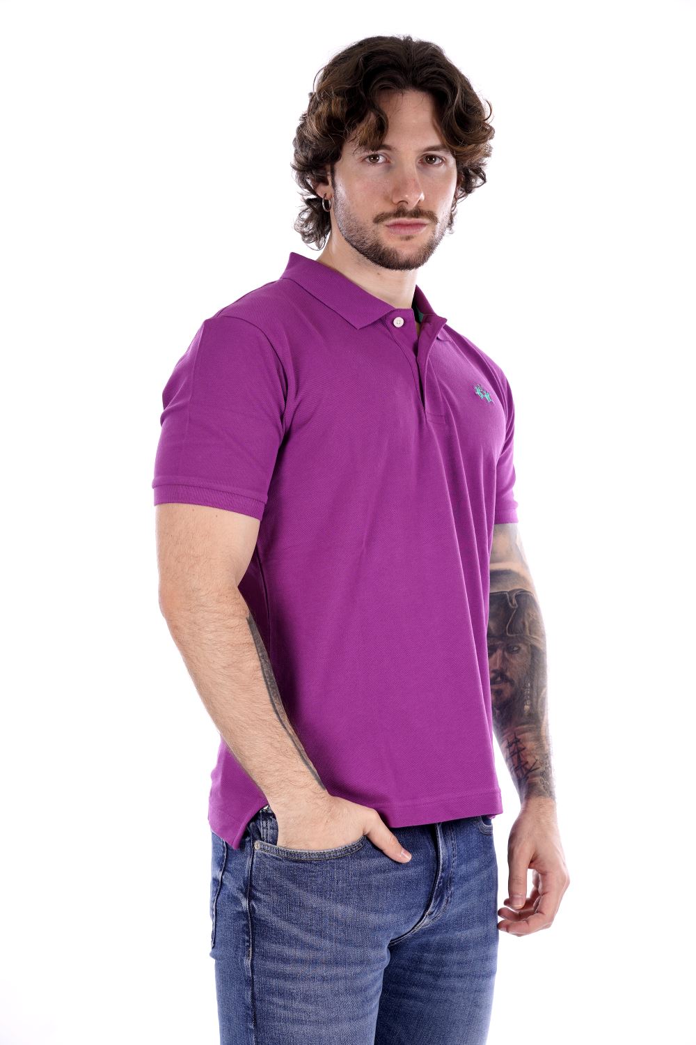 La Martina Polo Fucsia Da Uomo