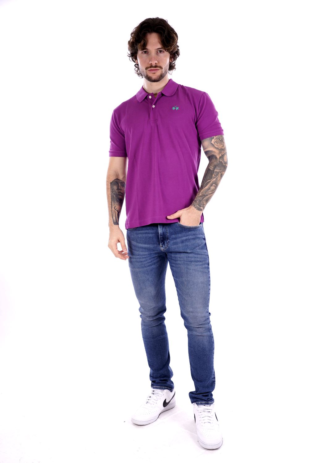 La Martina Polo Fucsia Da Uomo