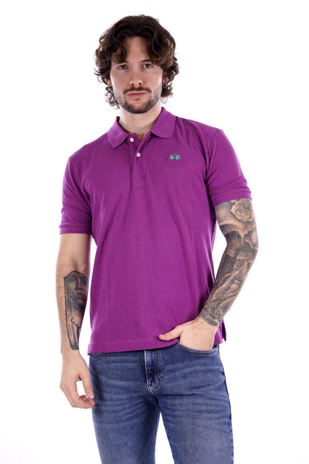 La Martina Polo Fucsia Da Uomo