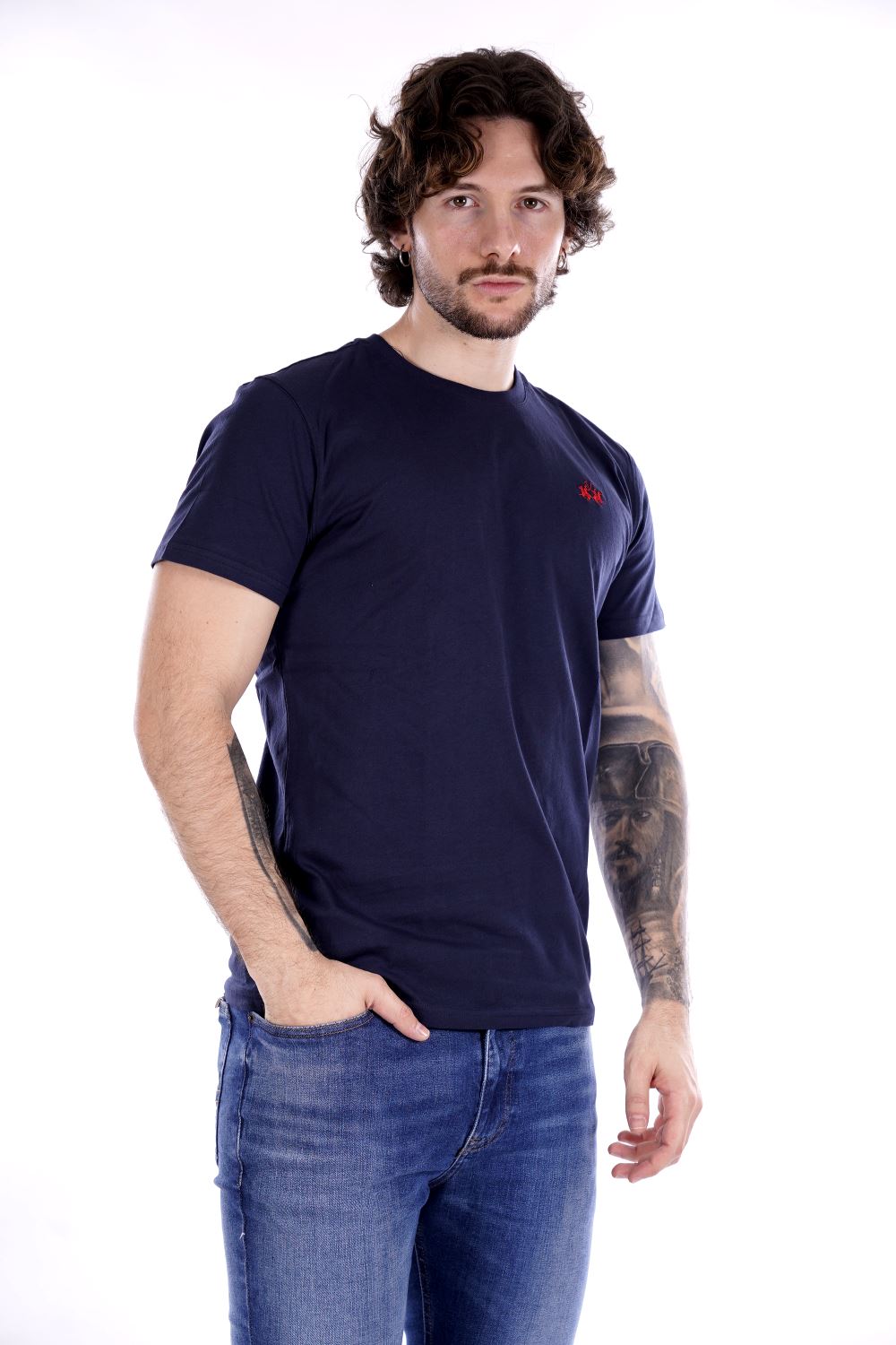 La Martina T-shirt Blu Da Uomo