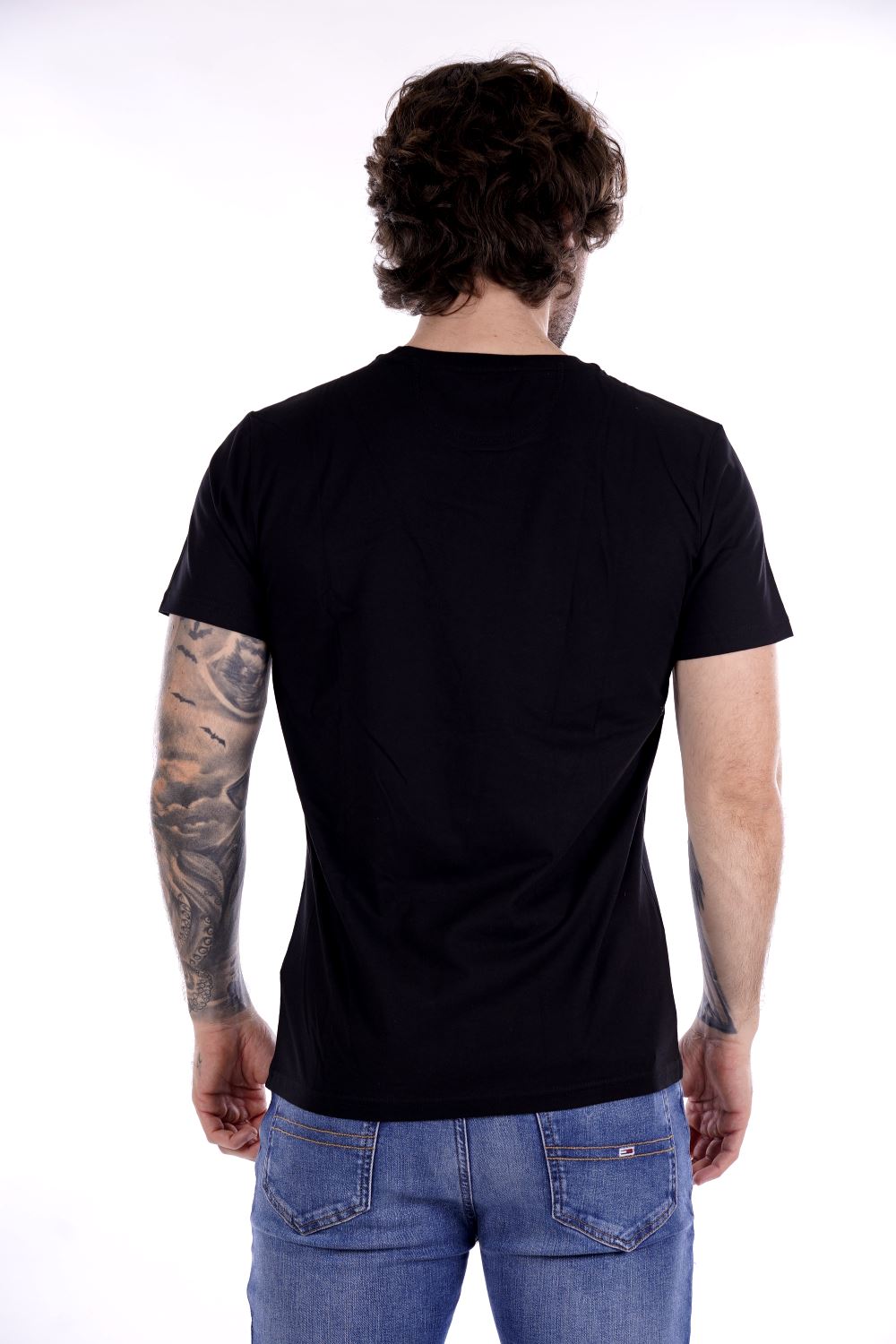 La Martina T-shirt Nera Da Uomo