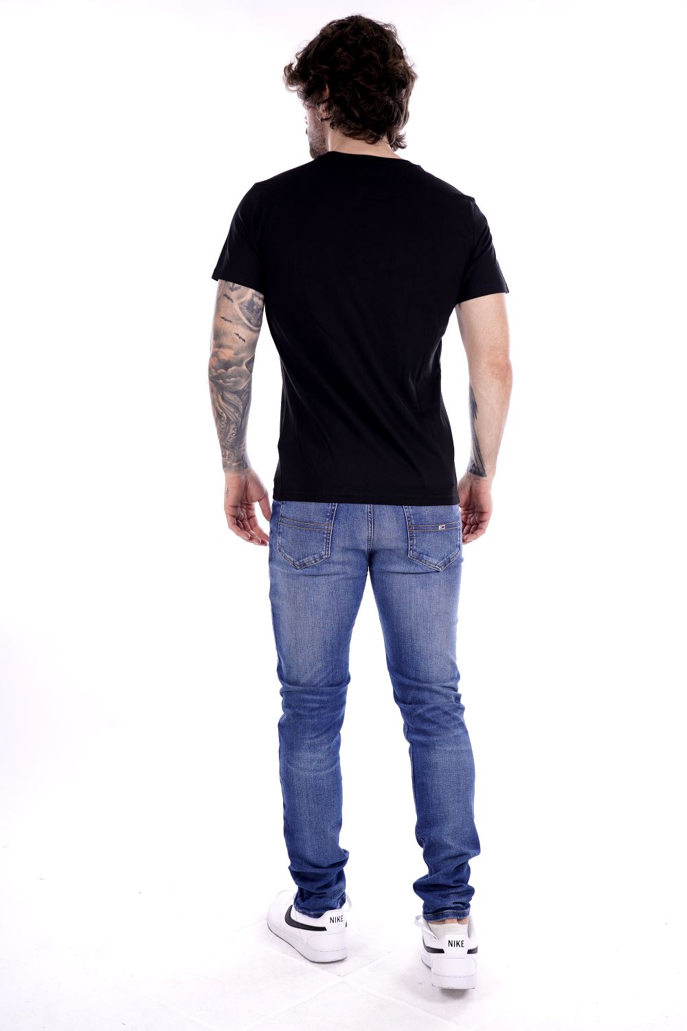 La Martina T-shirt Nera Da Uomo