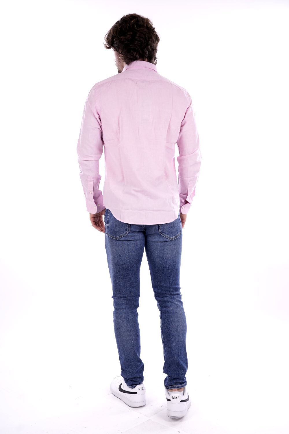La Martina Camicia Rosa Da Uomo