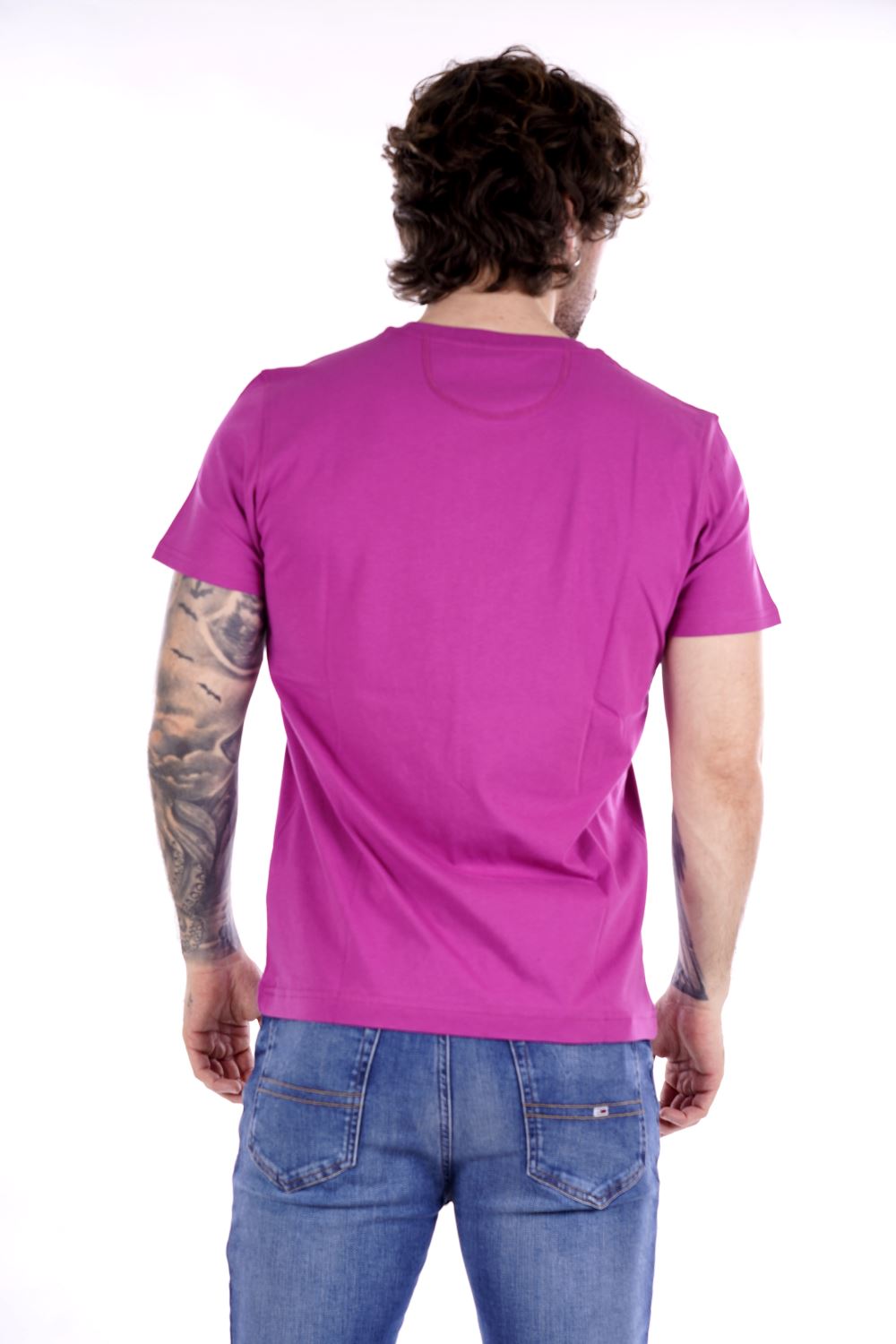 La Martina T-shirt Fucsia Da Uomo