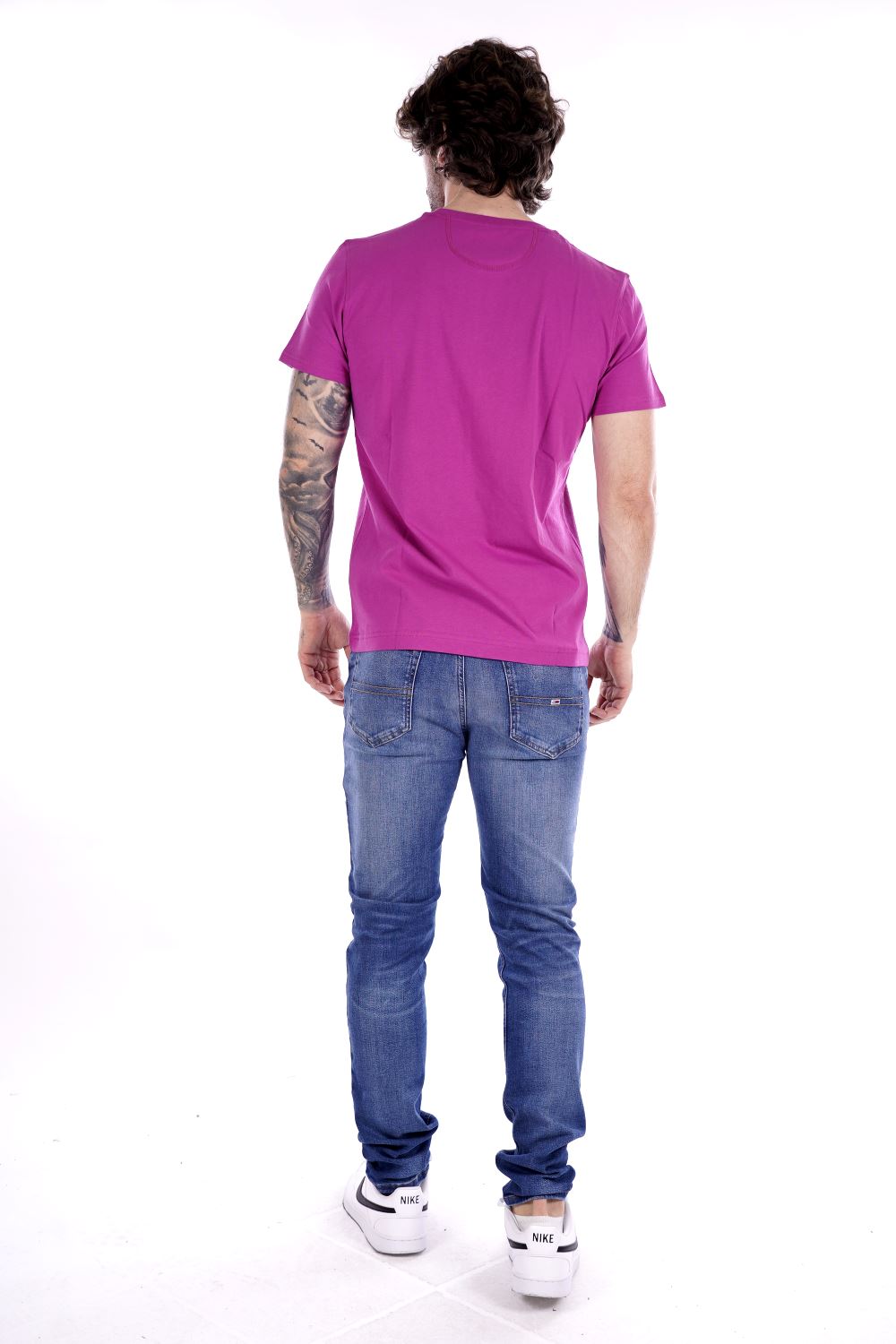 La Martina T-shirt Fucsia Da Uomo