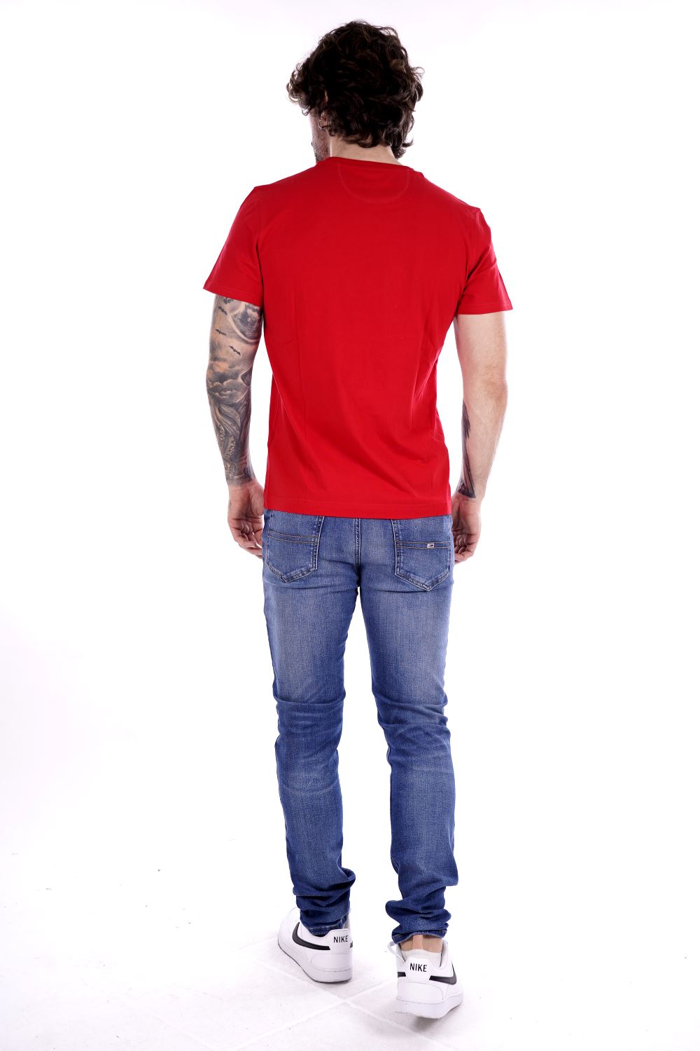 La Martina T-shirt Rossa Da Uomo