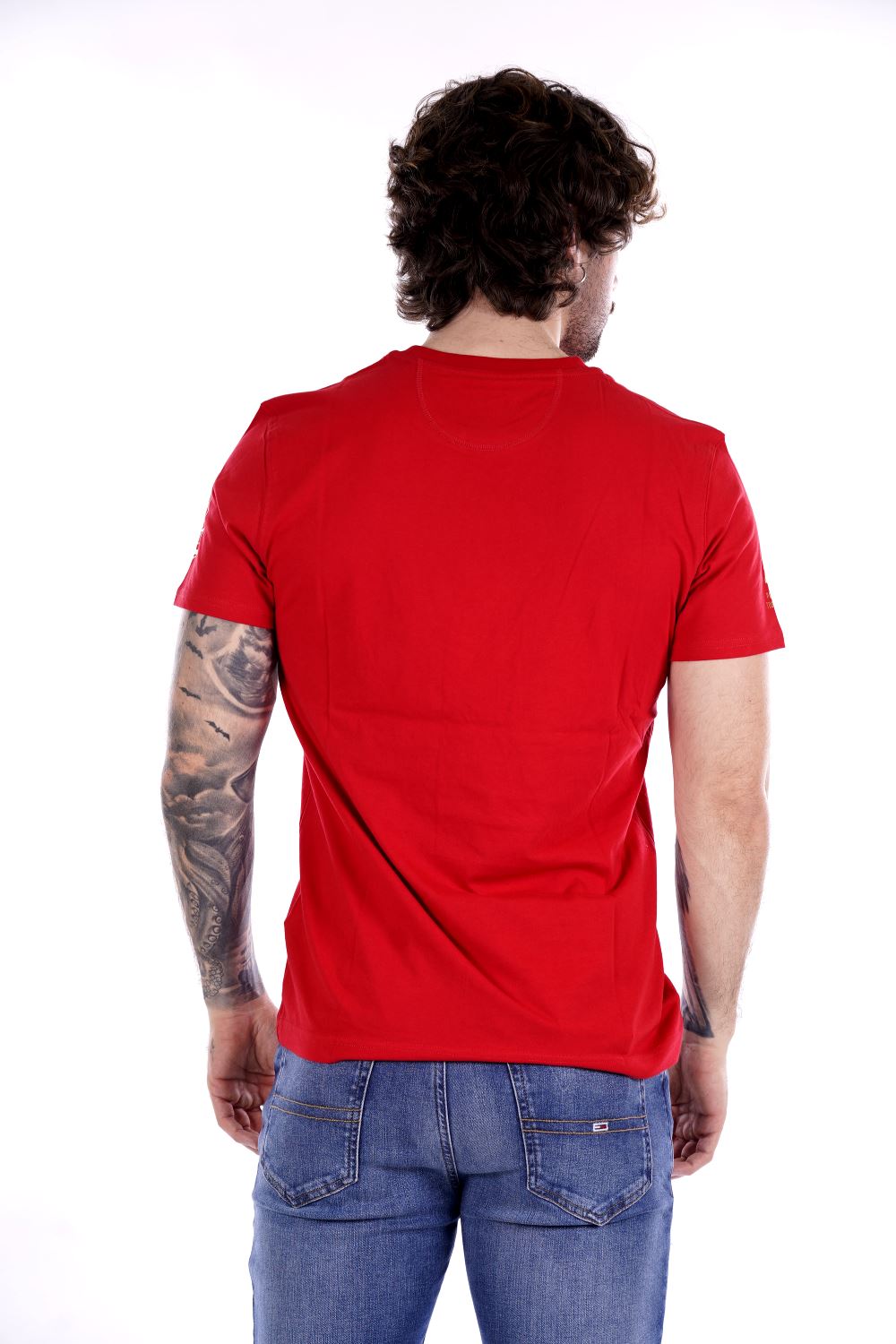 La Martina T-shirt Rossa Da Uomo