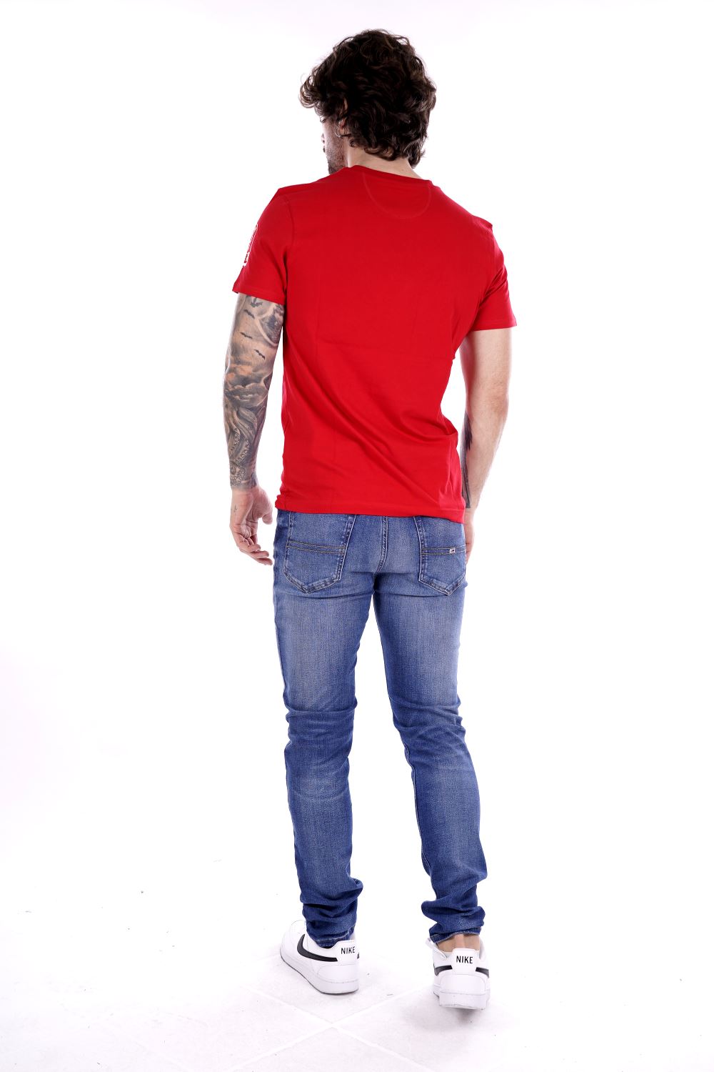 La Martina T-shirt Rossa Da Uomo