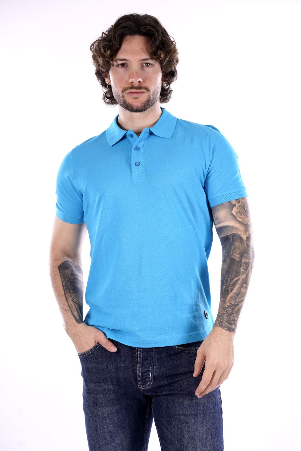 Polo MARK UP da Uomo - blu MK11001TURCHESE