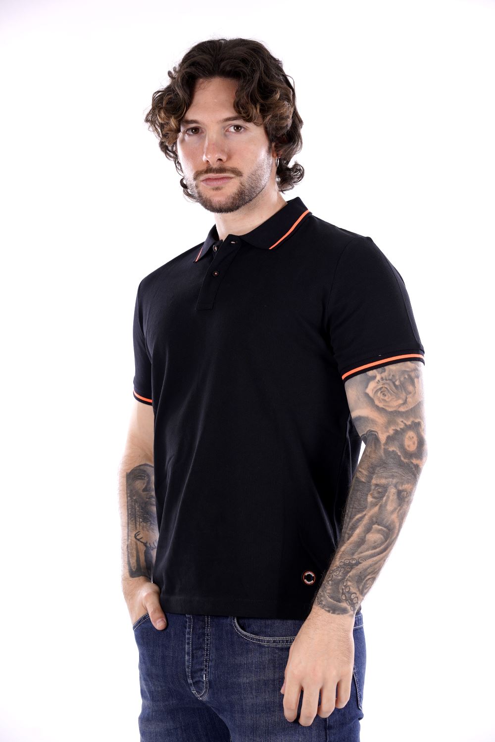 Polo MARK UP da Uomo - nero MK11003BLK