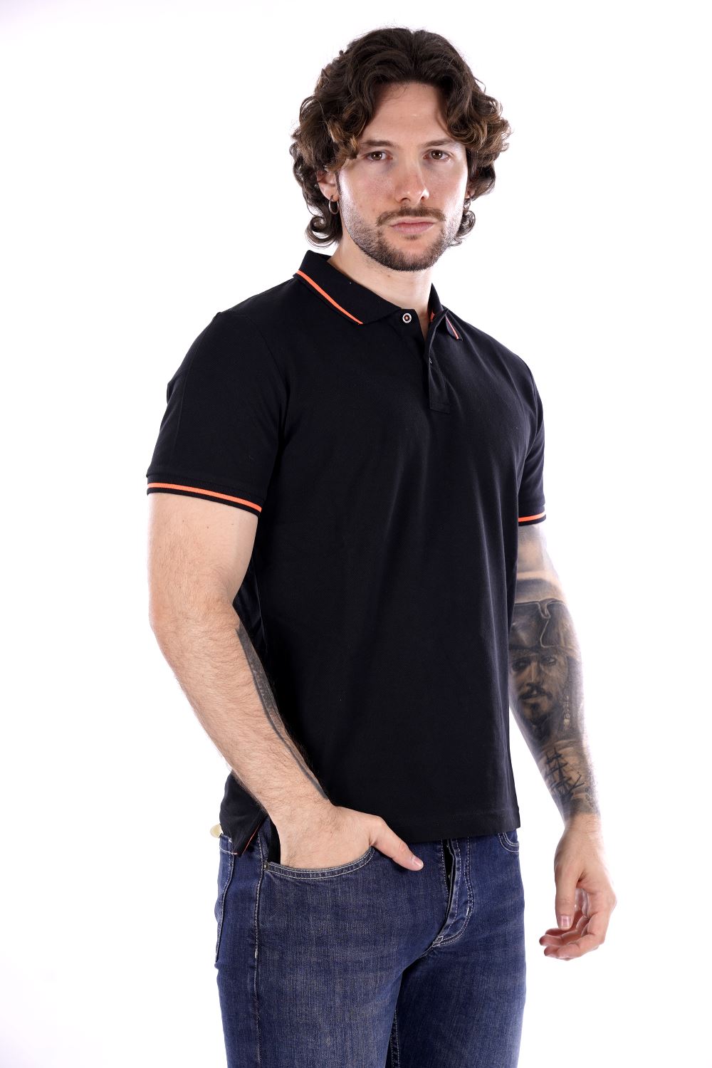Polo MARK UP da Uomo - nero MK11003BLK