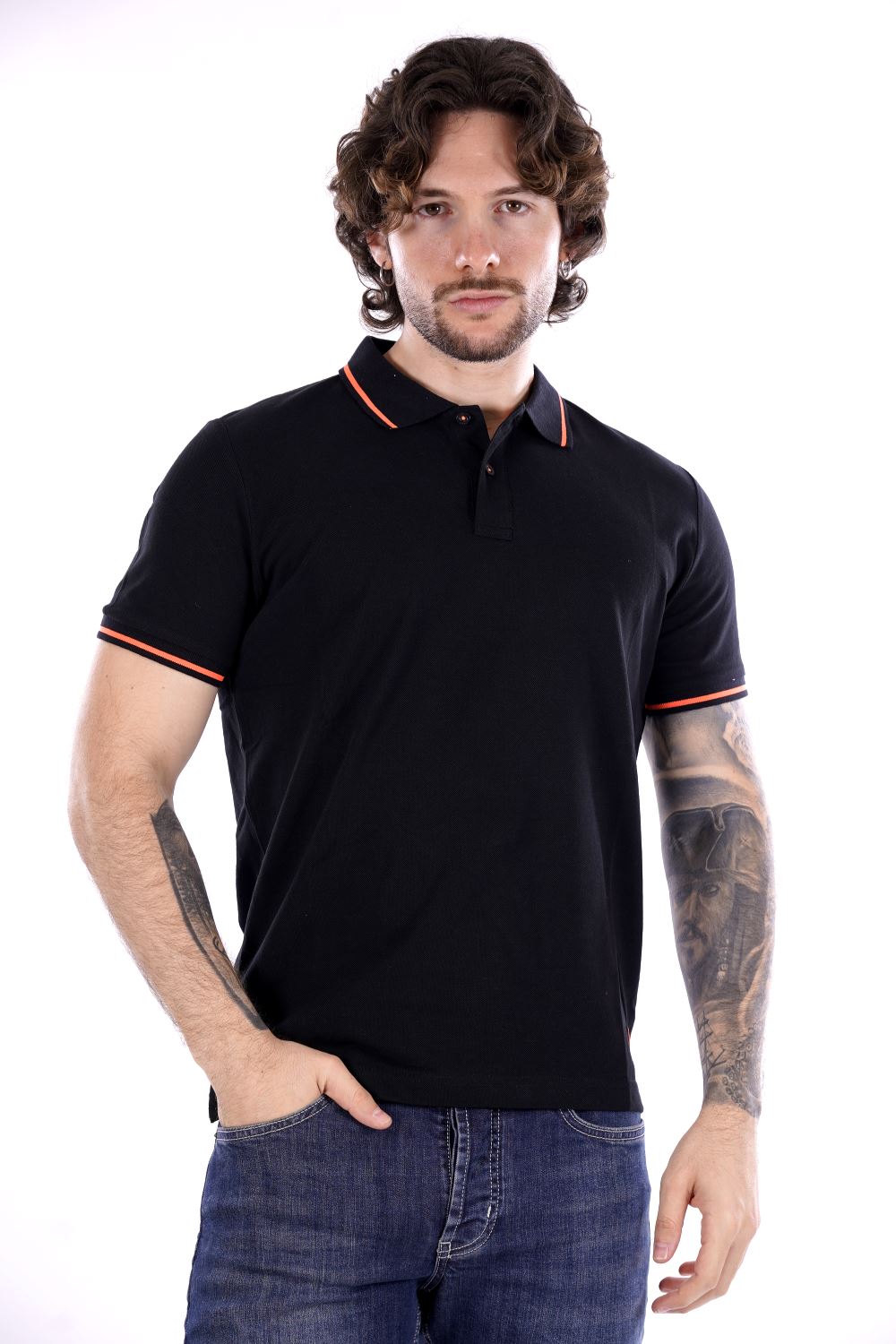 Polo MARK UP da Uomo - nero MK11003BLK