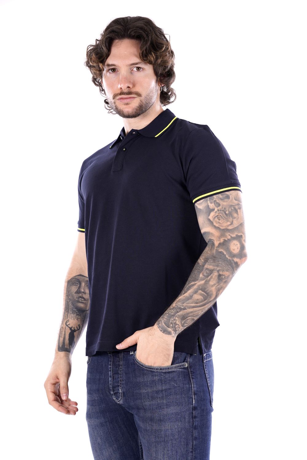 Polo MARK UP da Uomo - blu MK11003BLU