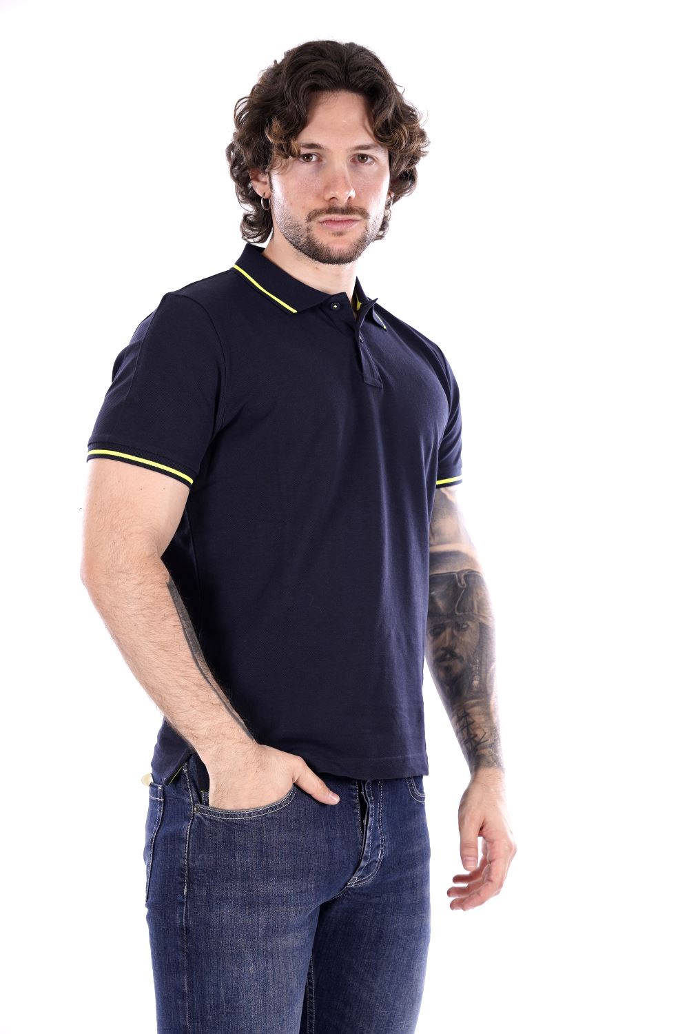 Polo MARK UP da Uomo - blu MK11003BLU