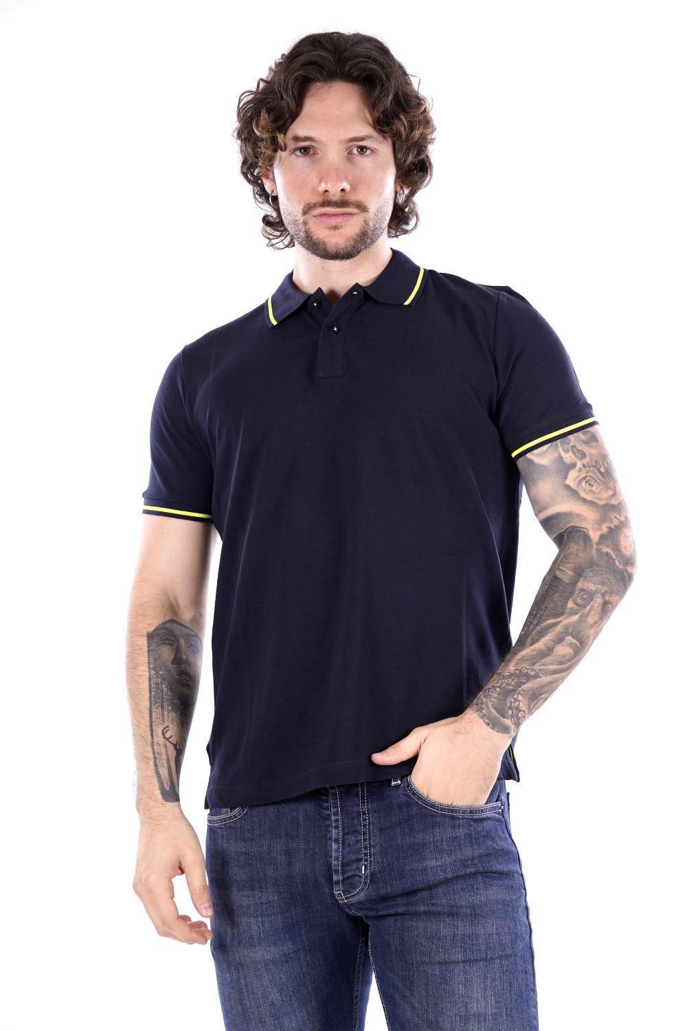Polo MARK UP da Uomo - blu MK11003BLU