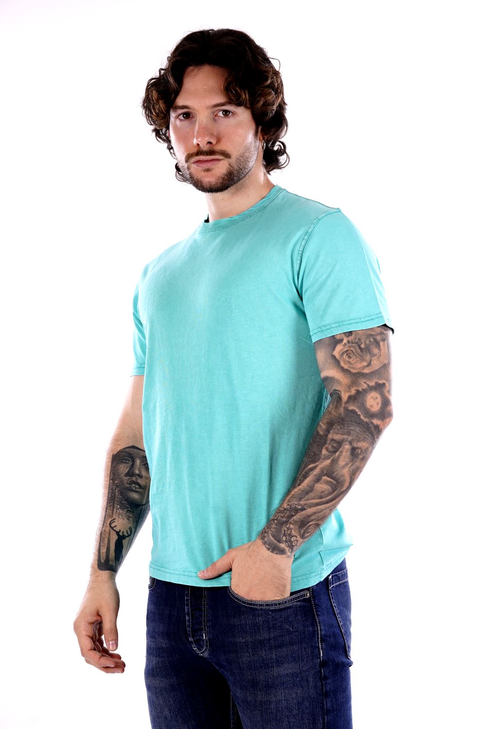T-shirt MARK UP da Uomo - verde MK11011ACQUA