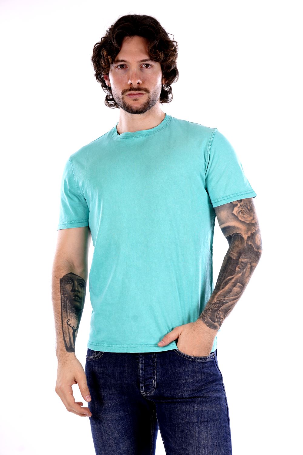 T-shirt MARK UP da Uomo - verde MK11011ACQUA