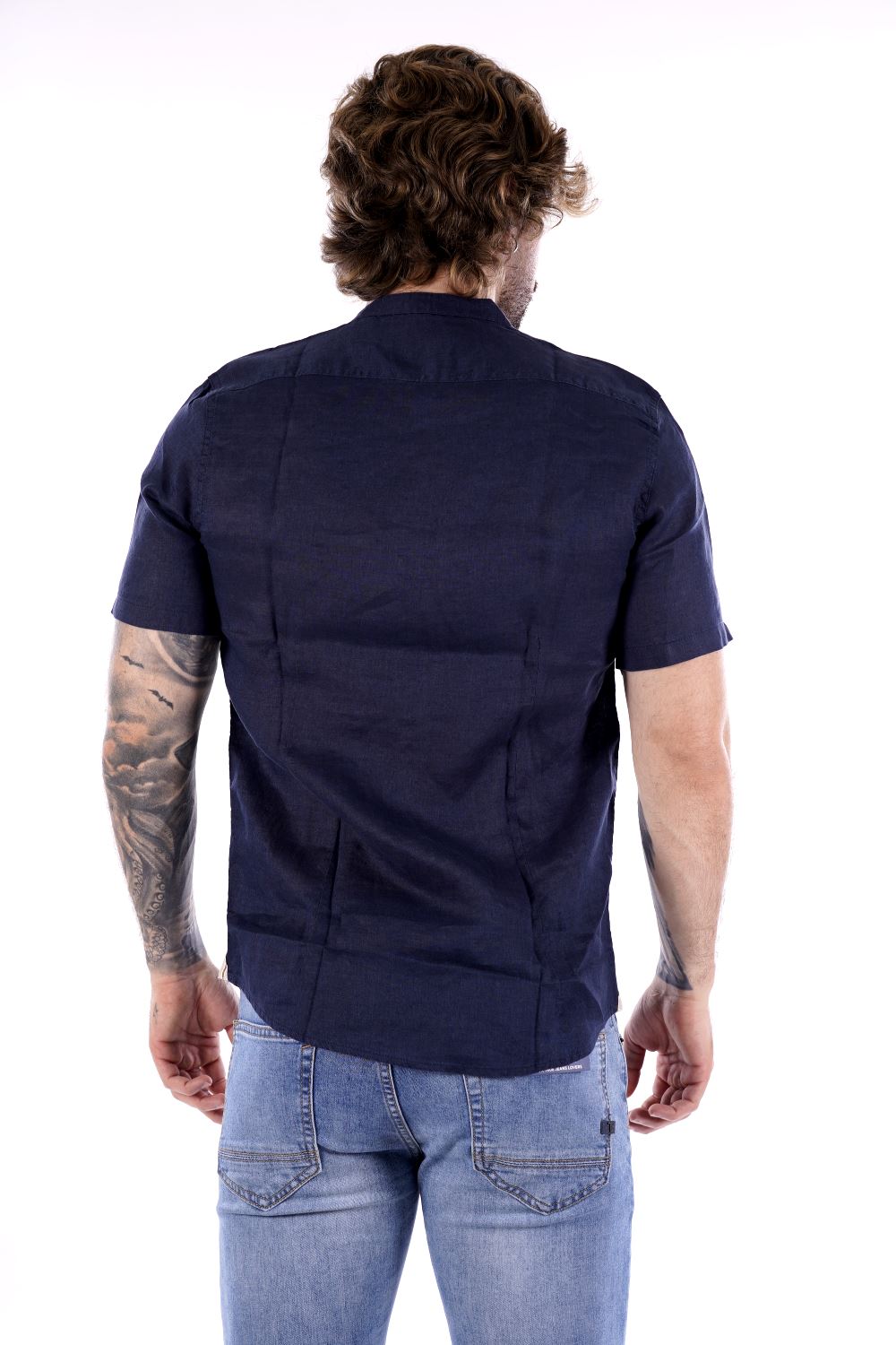 Camicia MARK UP da Uomo - blu MK13006BLU