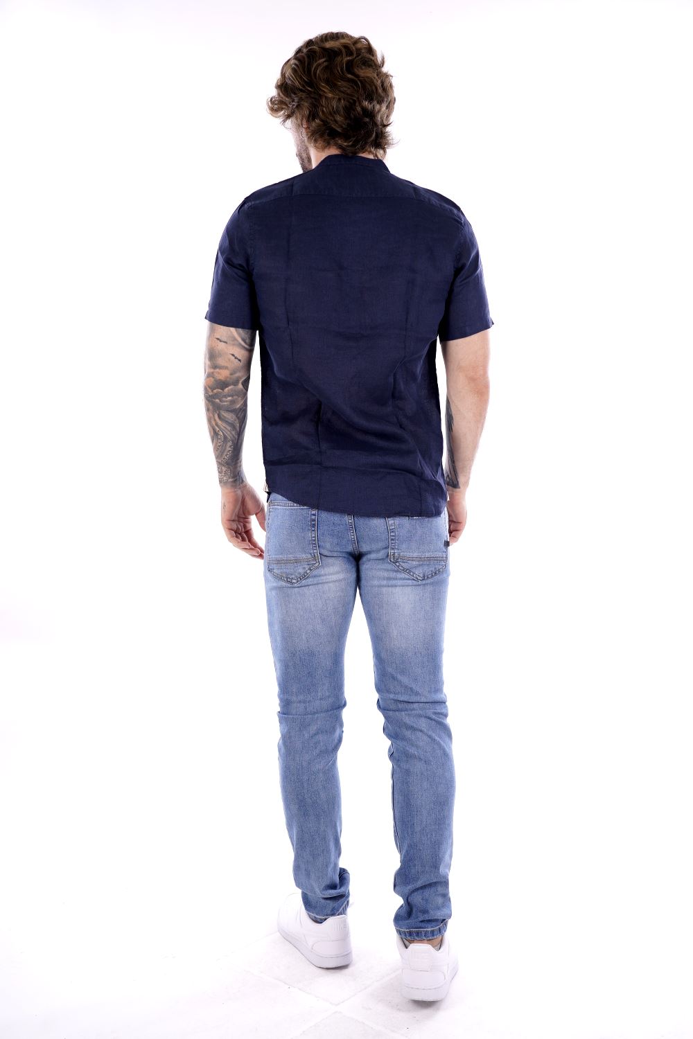 Camicia MARK UP da Uomo - blu MK13006BLU