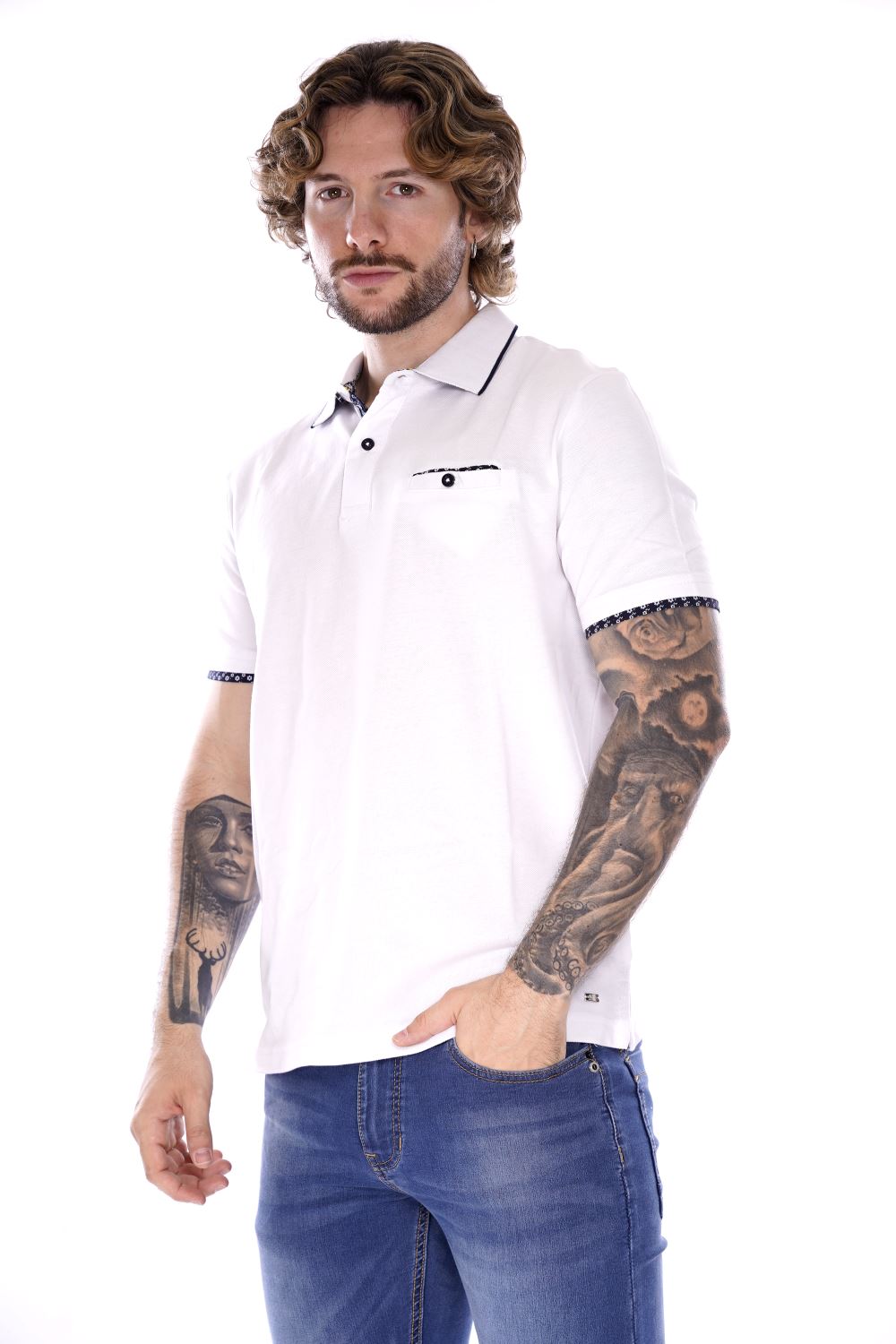 Polo MARK UP da Uomo - bianco MK691050WHT
