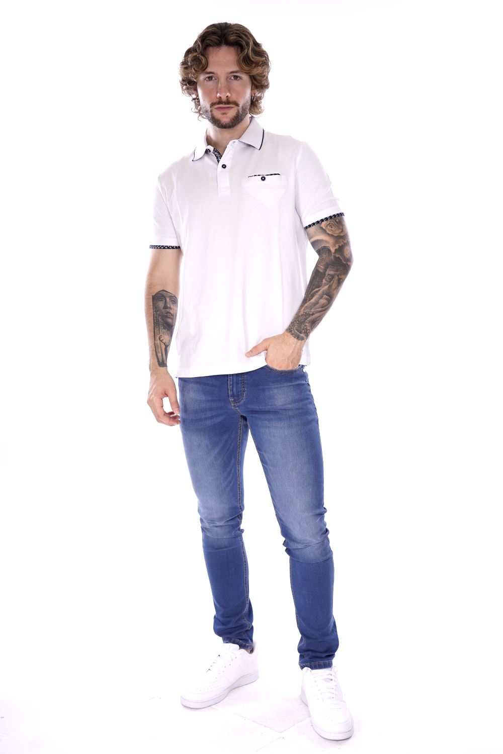 Polo MARK UP da Uomo - bianco MK691050WHT