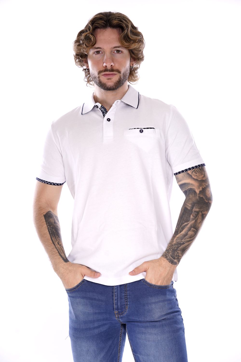 Polo MARK UP da Uomo - bianco MK691050WHT