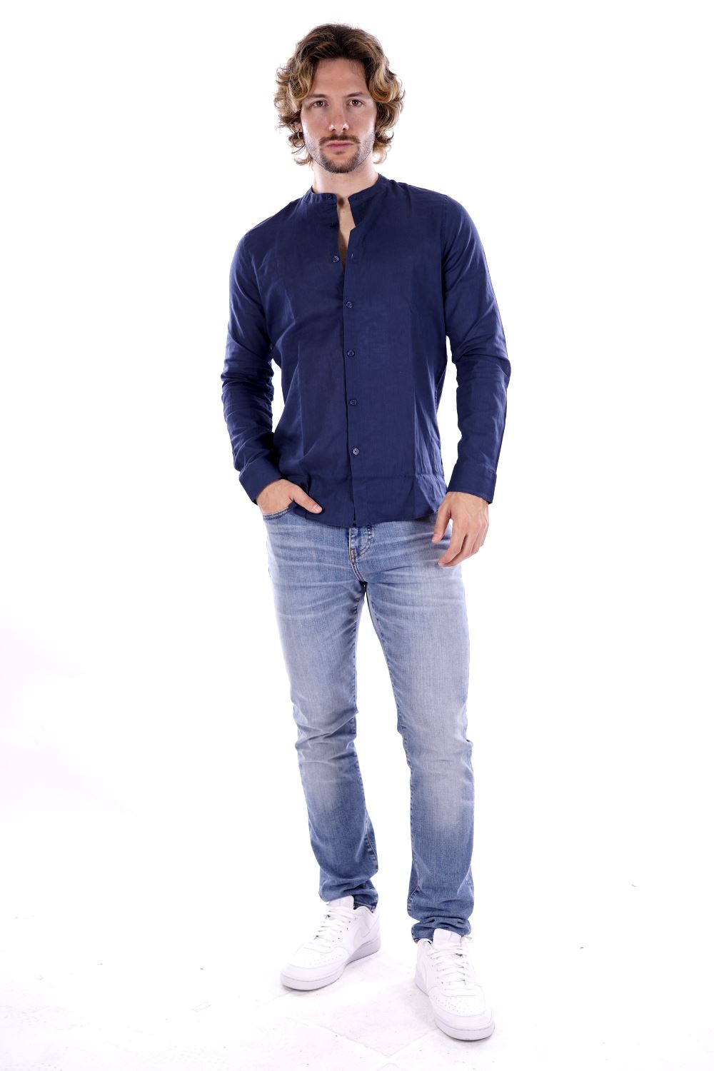 Camicia MARK UP da Uomo - blu MK693015BLU
