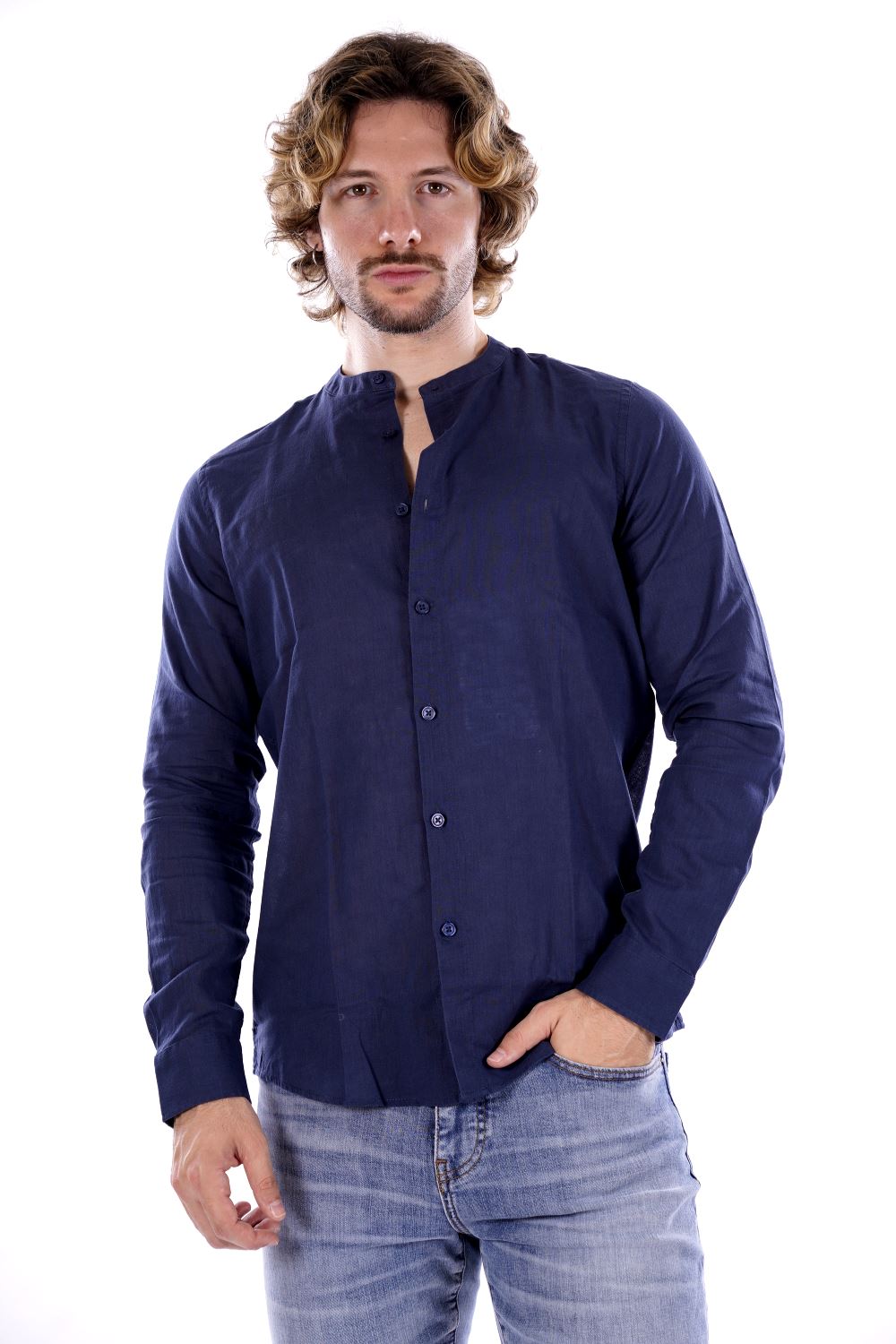 Camicia MARK UP da Uomo - blu MK693015BLU