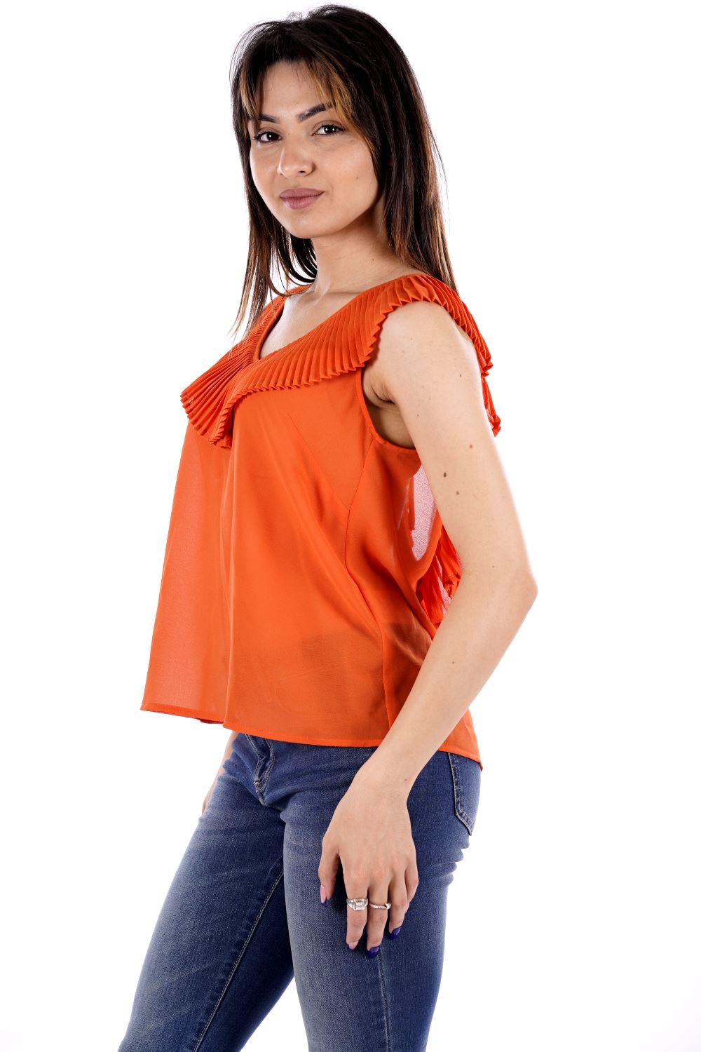Canotta MARK UP da Donna - arancione MW661601MANGO