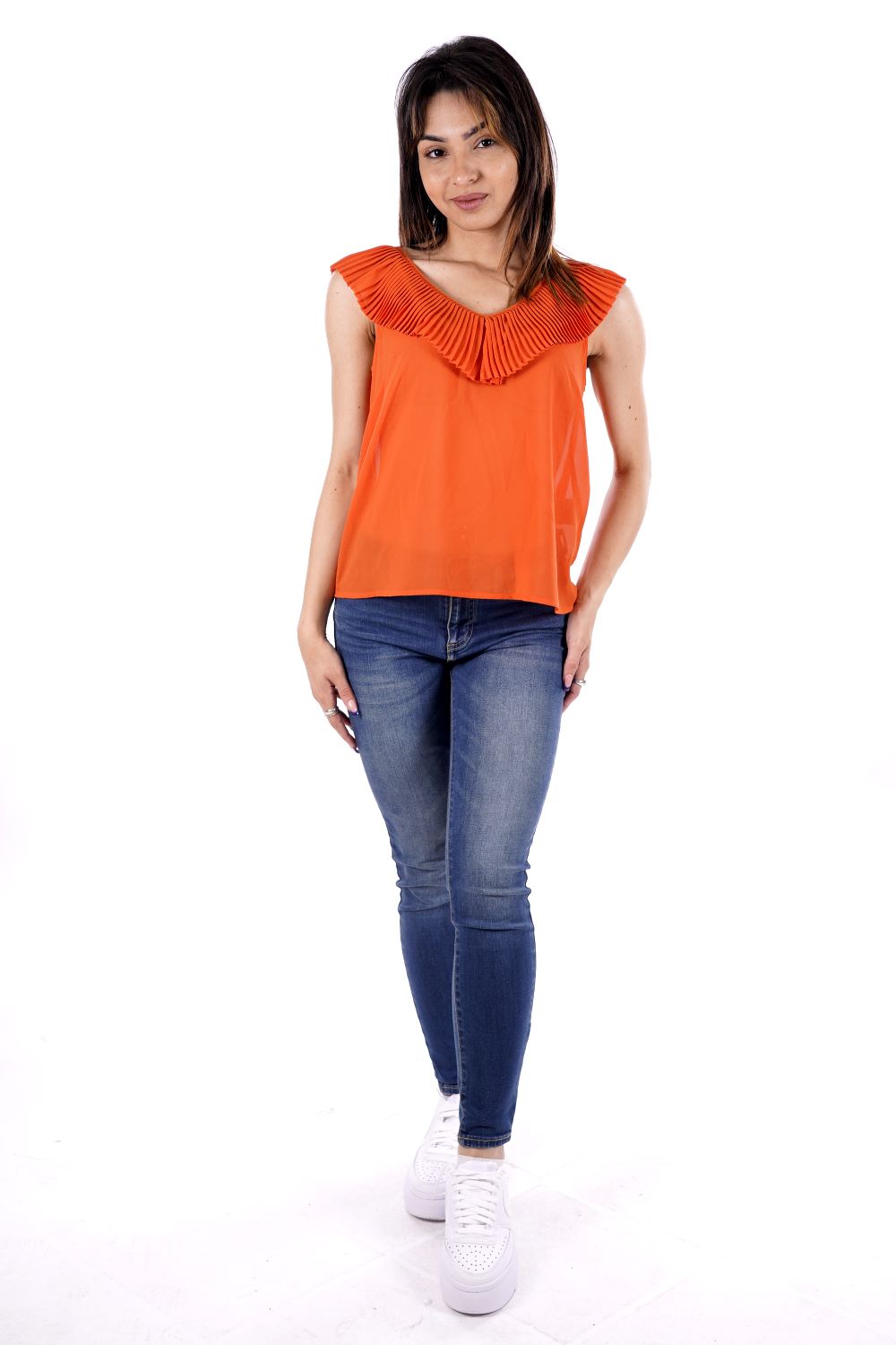 Canotta MARK UP da Donna - arancione MW661601MANGO
