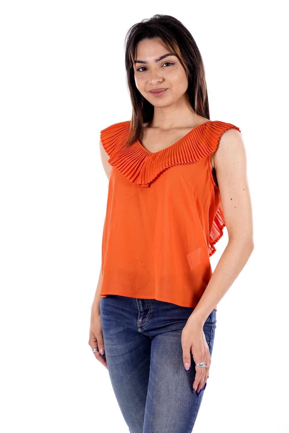Canotta MARK UP da Donna - arancione MW661601MANGO