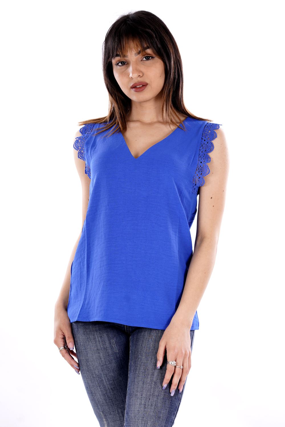 Canotta Blu Da Donna