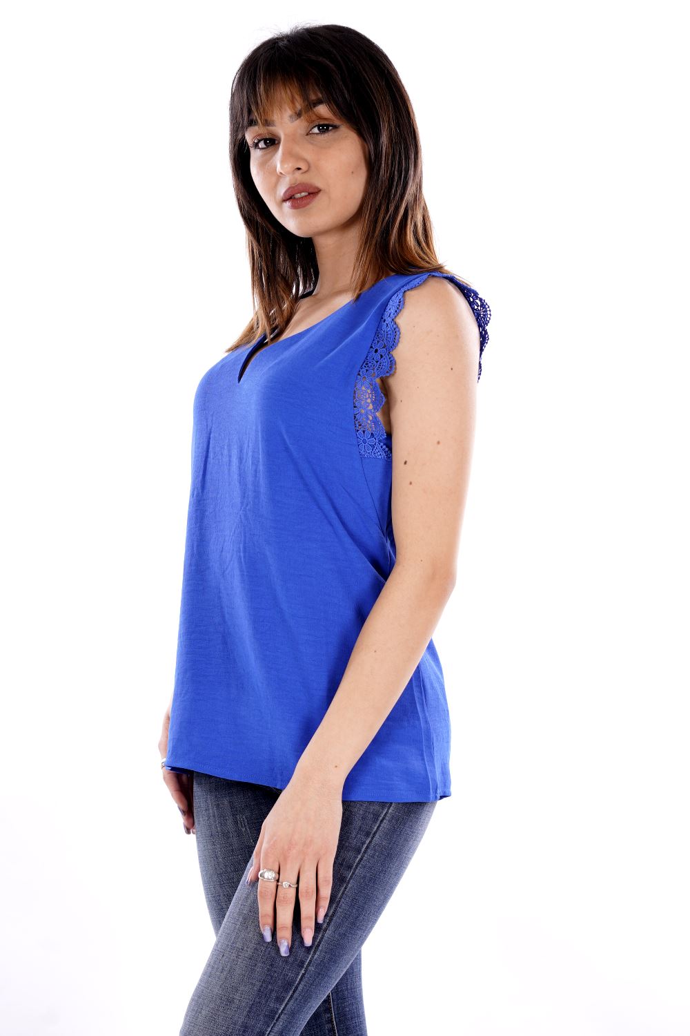 Canotta Blu Da Donna