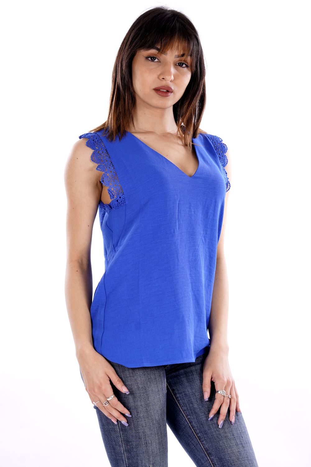 Canotta Blu Da Donna