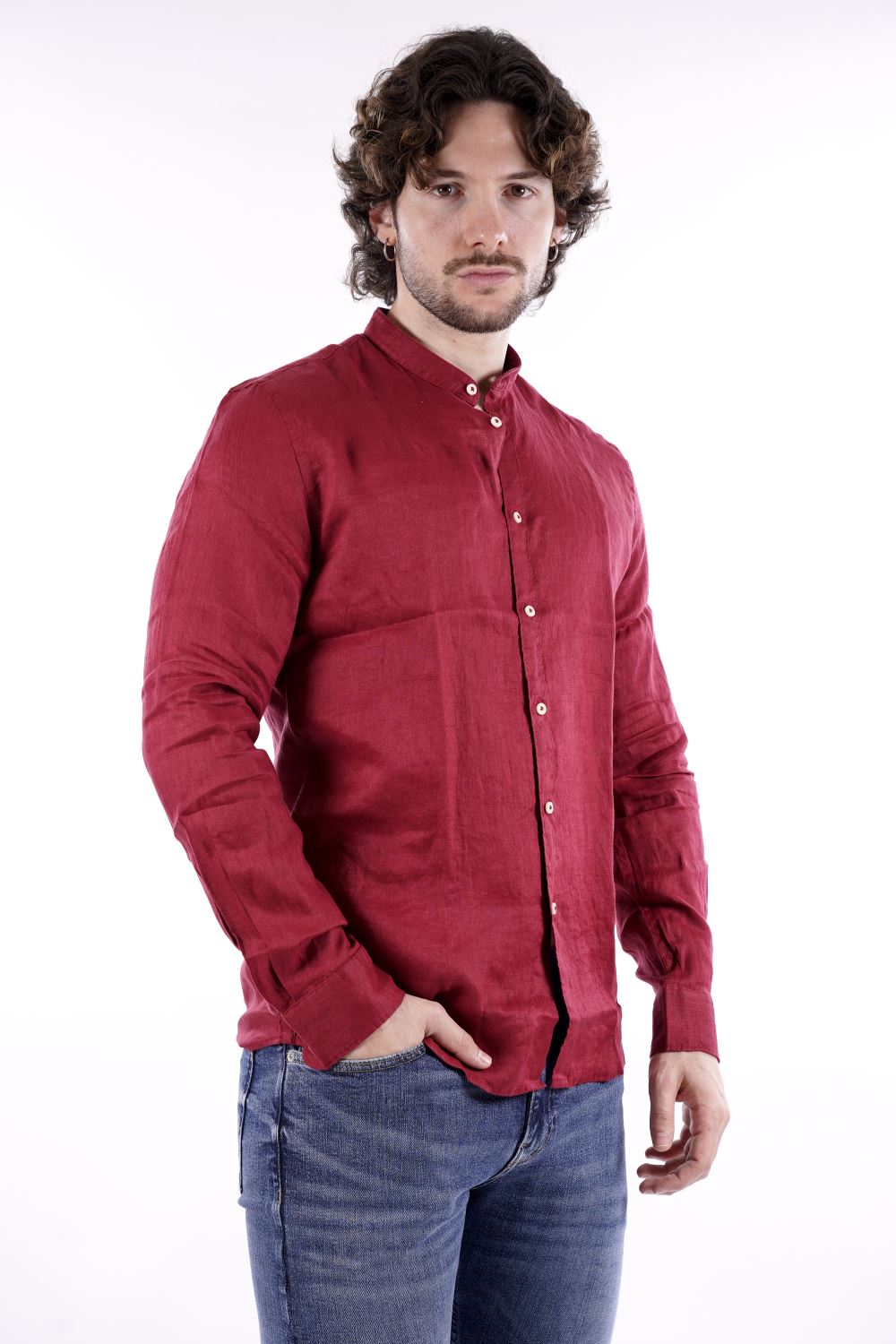 Philo Tinto Camicia Rossa Da Uomo