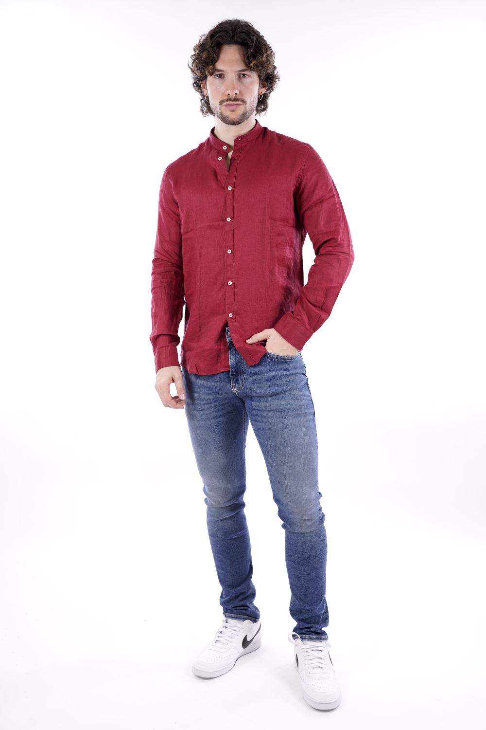 Philo Tinto Camicia Rossa Da Uomo
