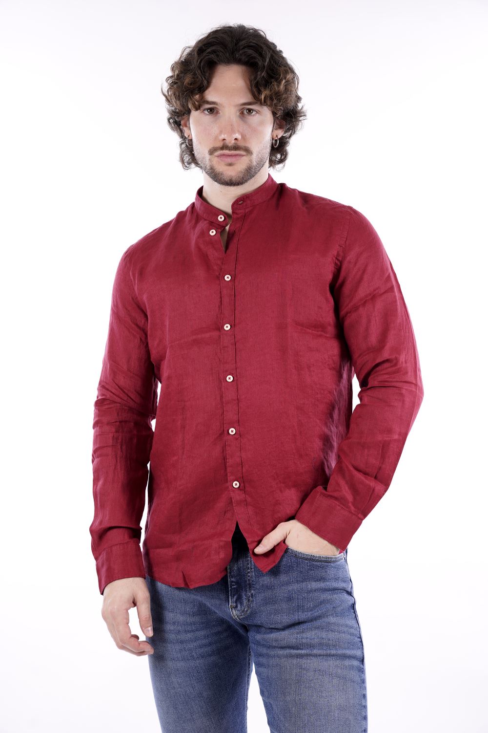Philo Tinto Camicia Rossa Da Uomo