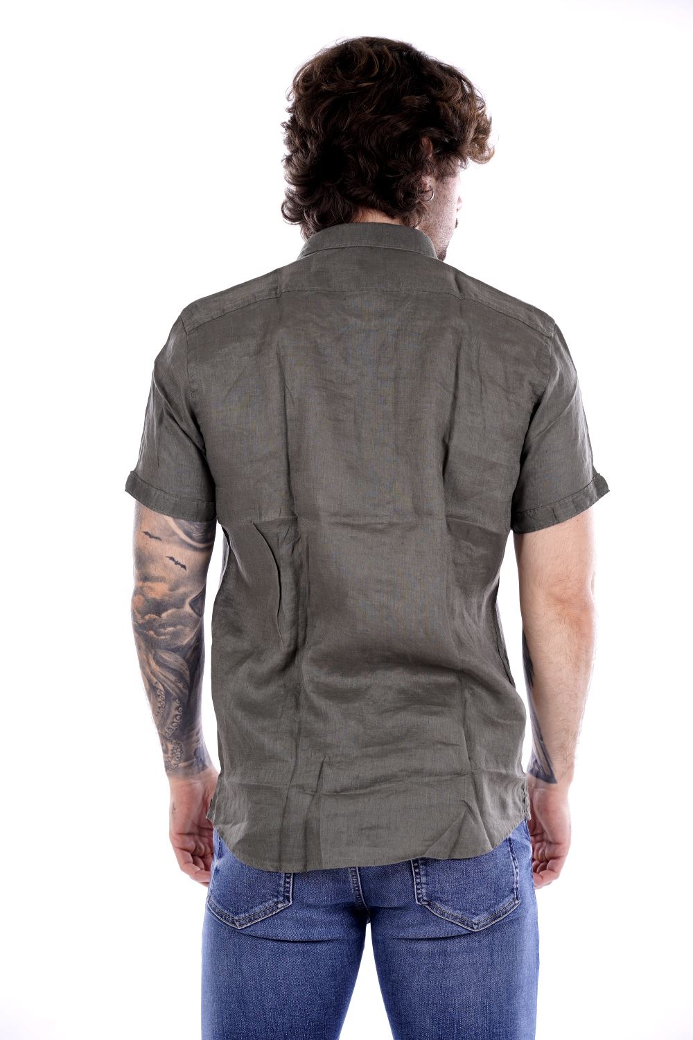 Philo Tinto Camicia Verde Da Uomo