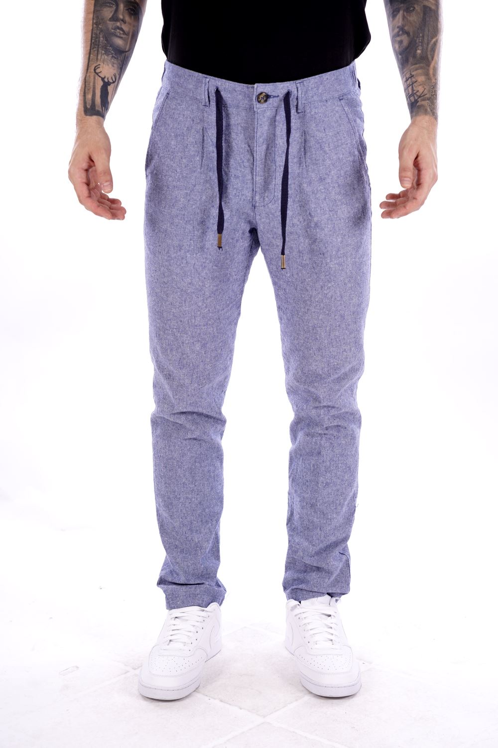 Philo Tinto Pantalone Blu Da Uomo