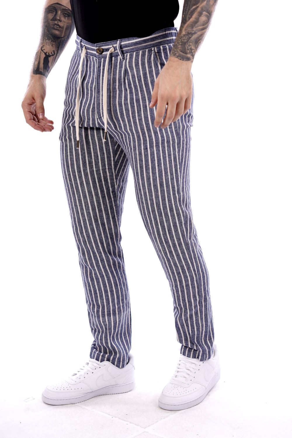 Philo Tinto Pantalone Blu Da Uomo