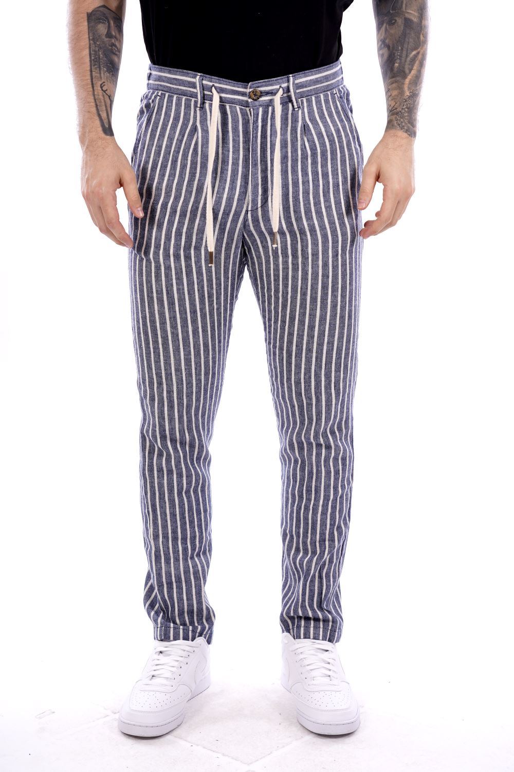 Philo Tinto Pantalone Blu Da Uomo