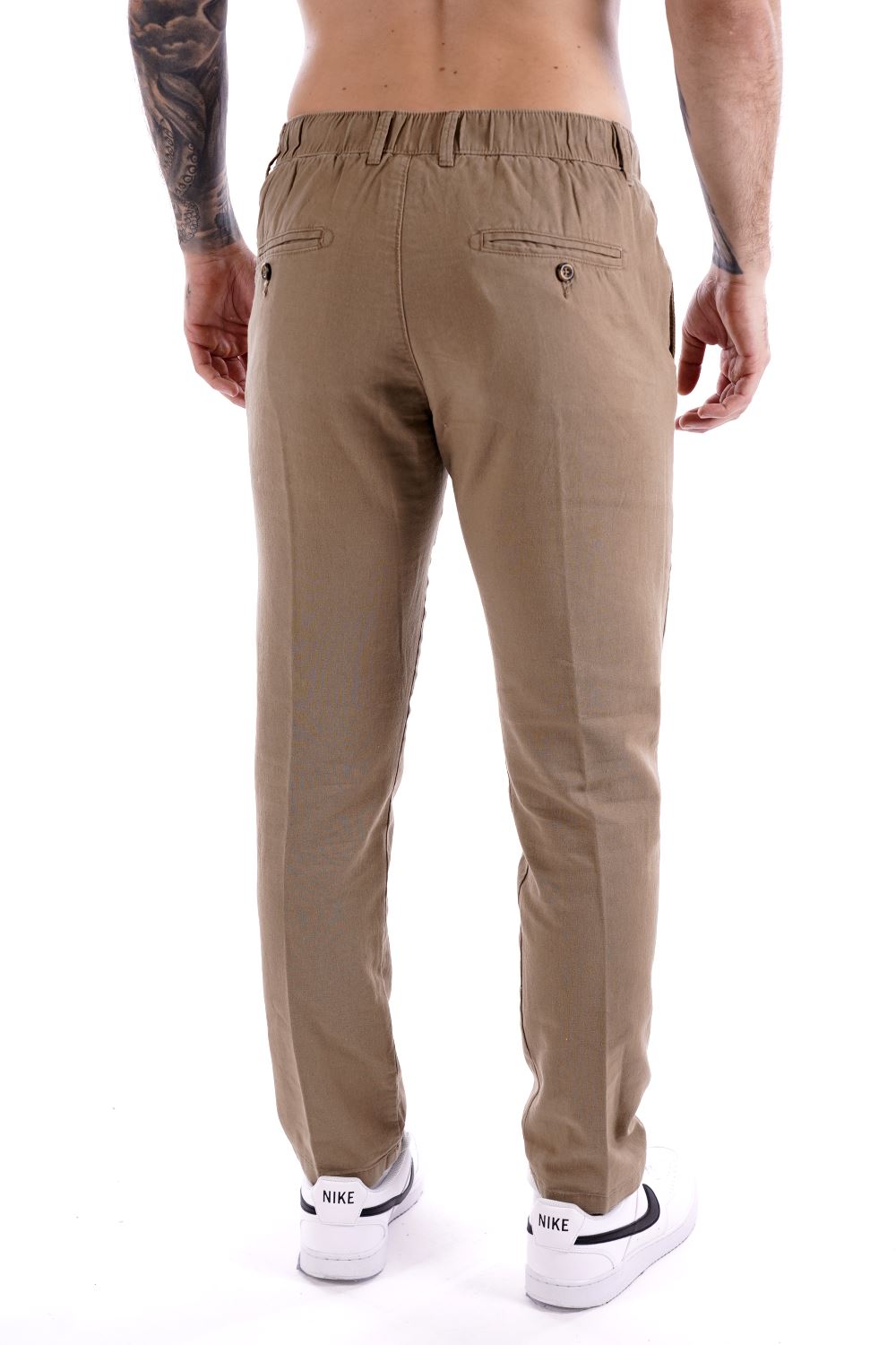 Philo Tinto Pantalone Beige Da Uomo