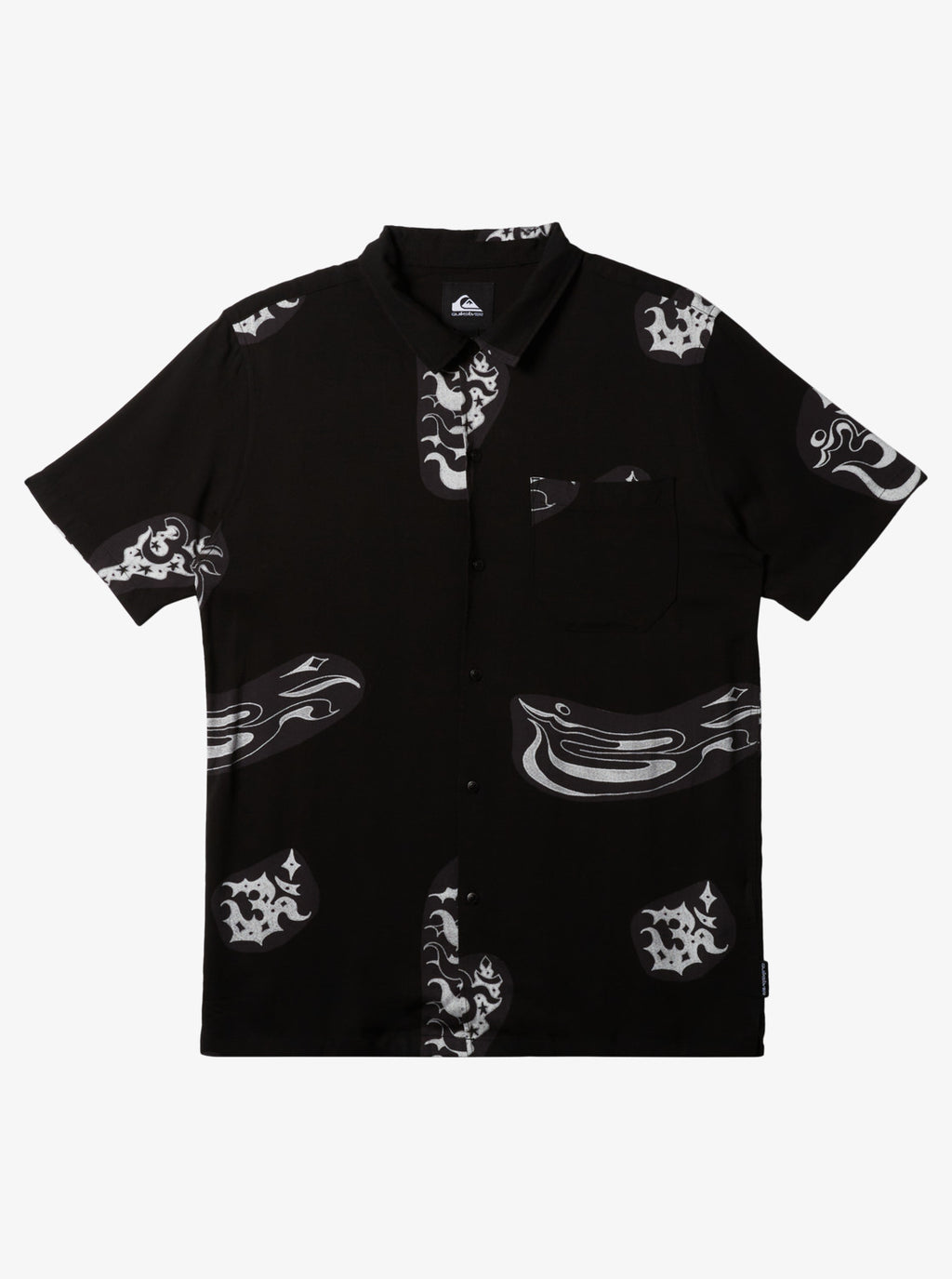 Quiksilver Camicia Nera Da Uomo