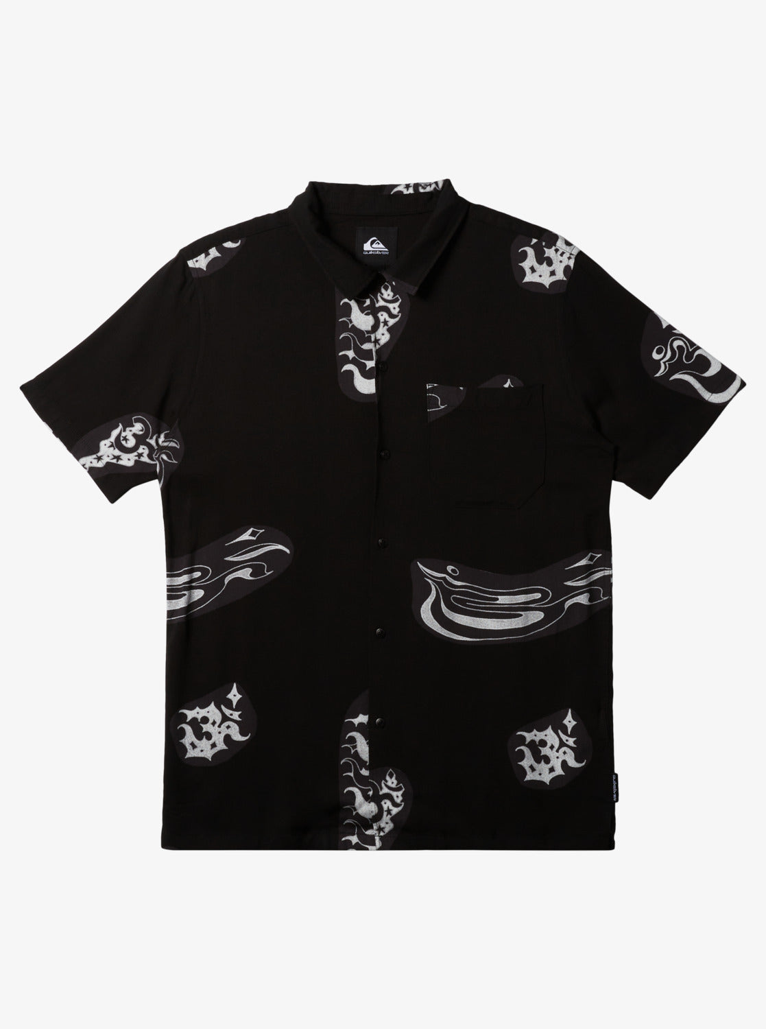 Quiksilver Camicia Nera Da Uomo