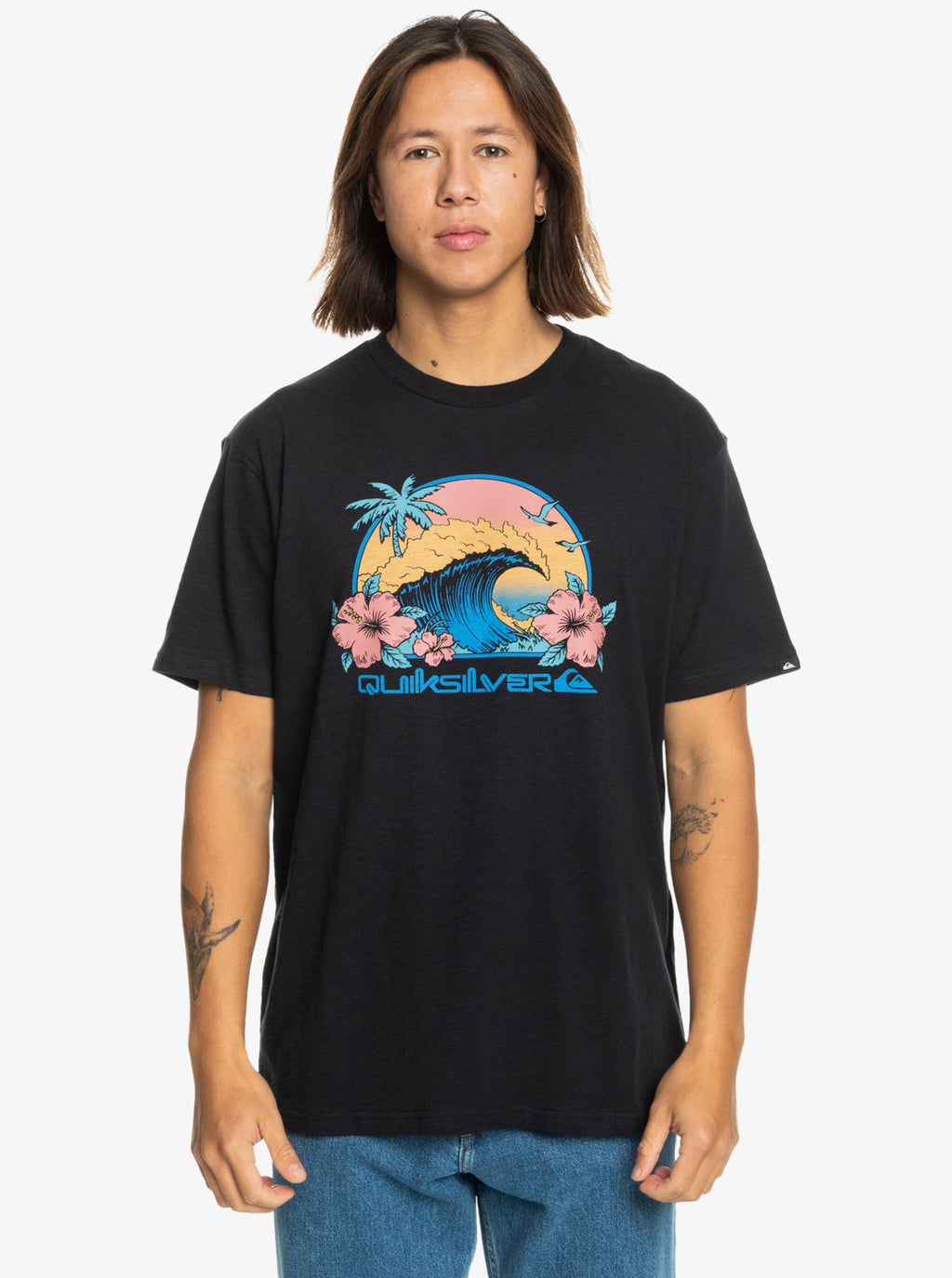 T-shirt QUIKSILVER da Uomo - nero EQYZT07676KVJ0 NERO