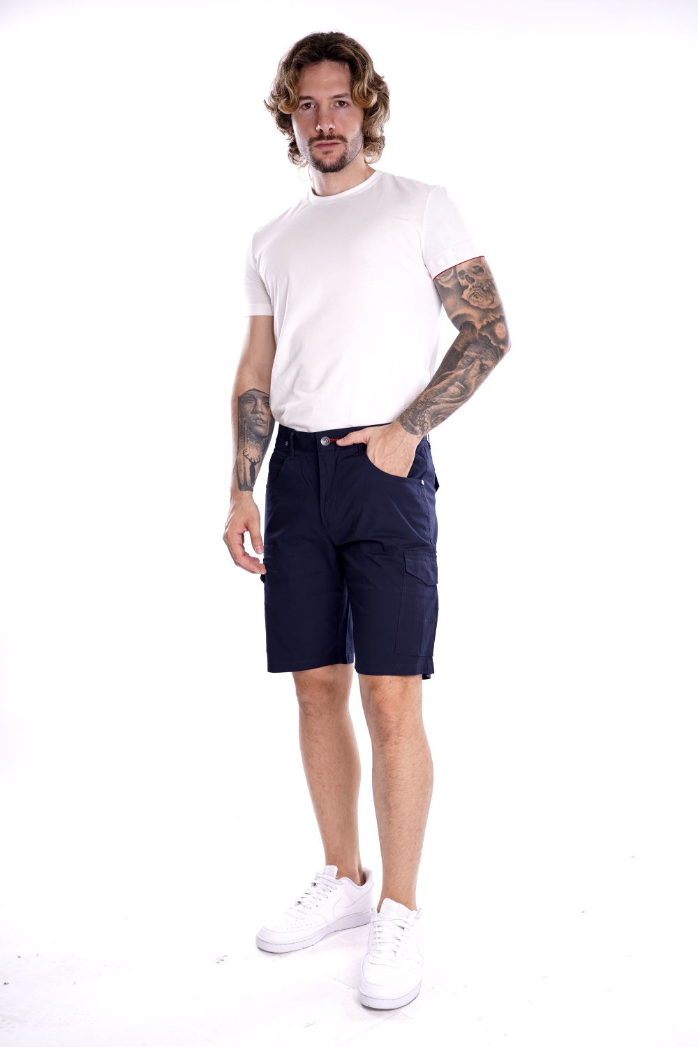 Bermuda SMITHY'S da Uomo - blu SS24MBE856NAVY