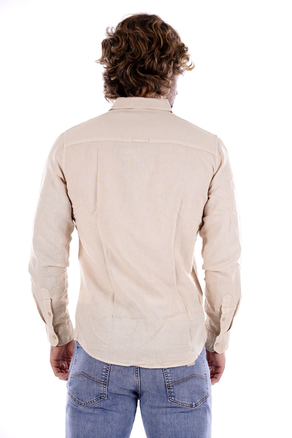 Camicia SMITHY'S da Uomo - SS24MCA401CEMENT