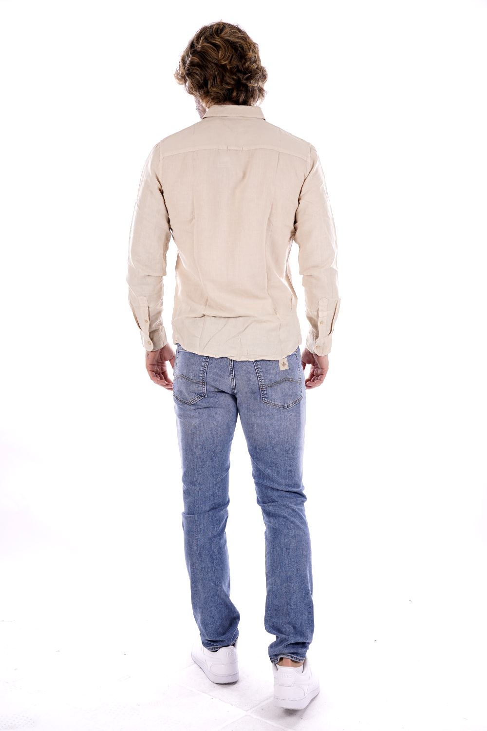 Camicia SMITHY'S da Uomo - SS24MCA401CEMENT