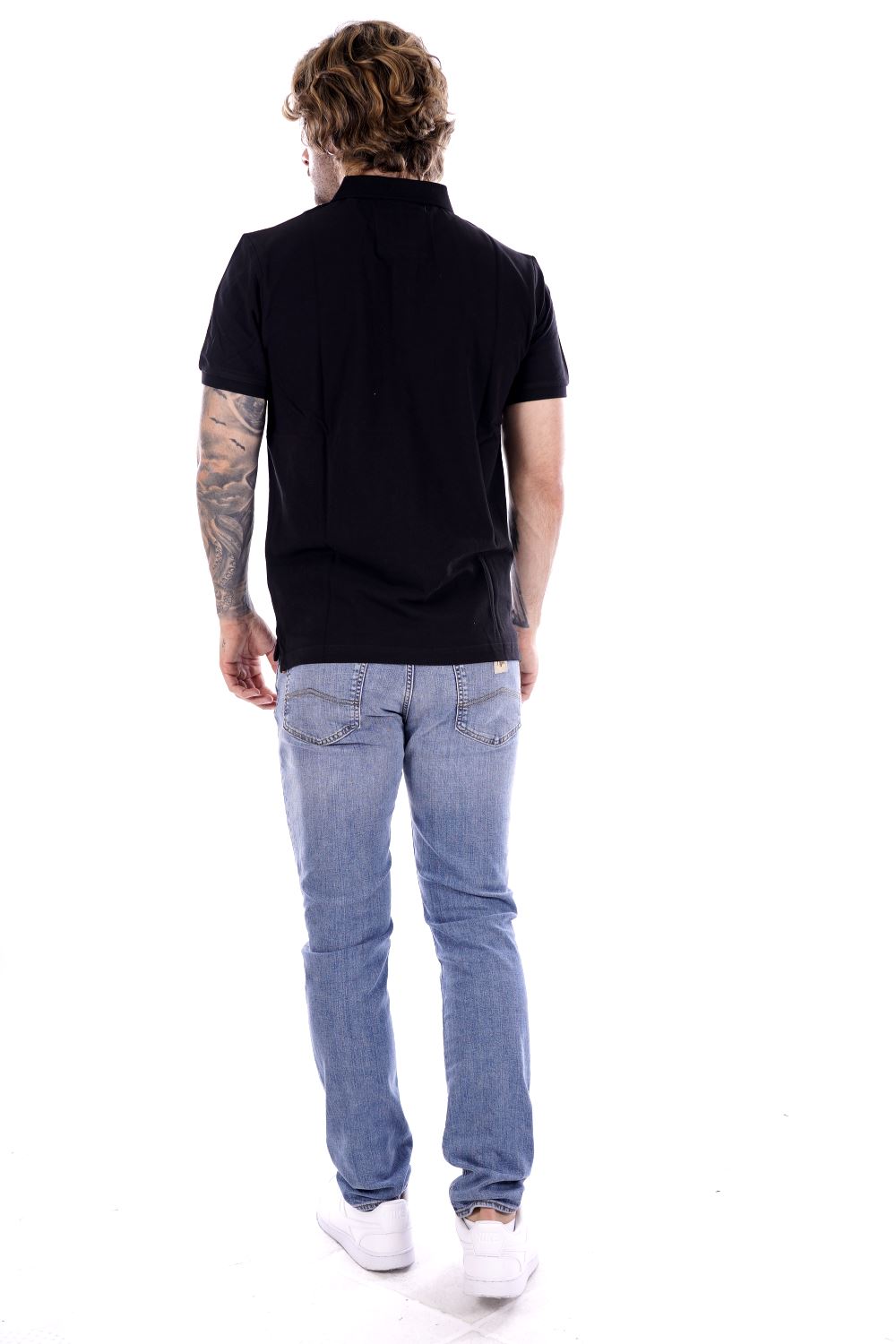 Polo SMITHY'S da Uomo - nero SS24MPL151BLK